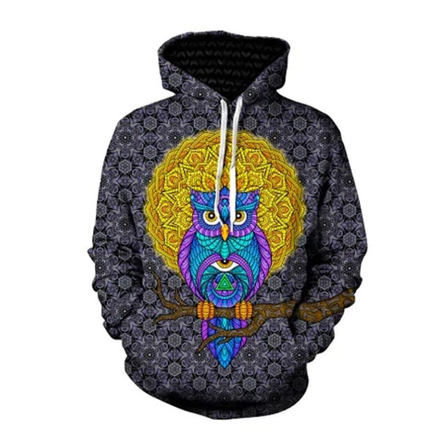 Geometric Abstract 3D Printed Hoodie - The Hoodie Store