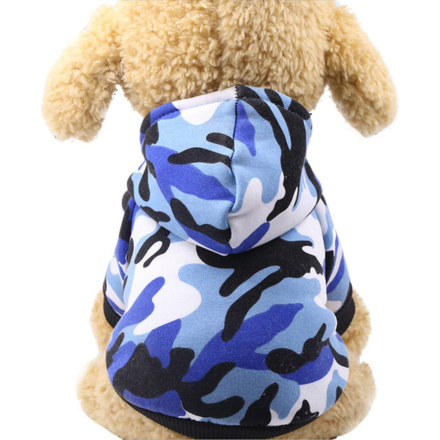 Winter Camouflage Hoodies For Dogs - The Hoodie Store