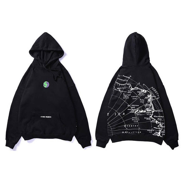 World Map - Hip Hop Hoodie - The Hoodie Store
