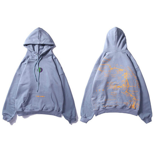 World Map - Hip Hop Hoodie - The Hoodie Store