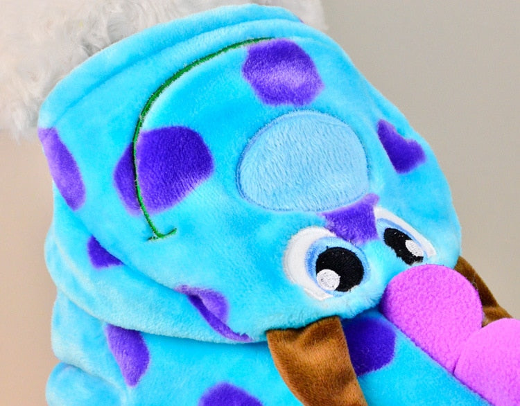 Blue Dinosaur Costume Hoodie For Dog - The Hoodie Store