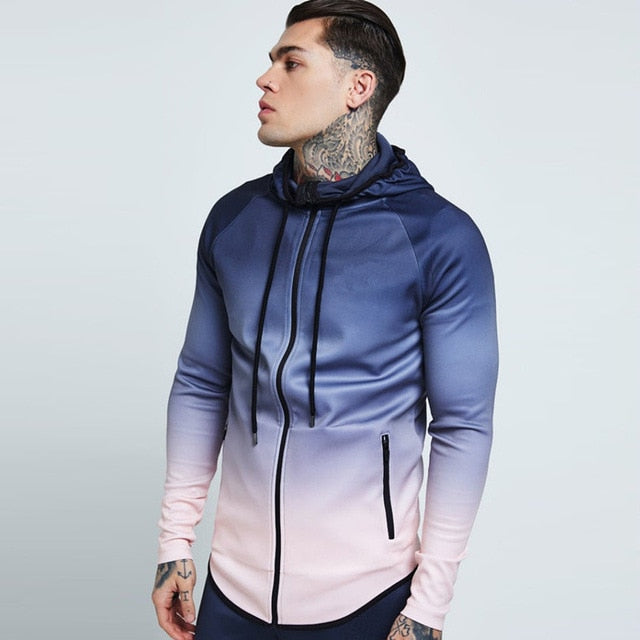 Mens Gradiant Winter Hoodie - The Hoodie Store