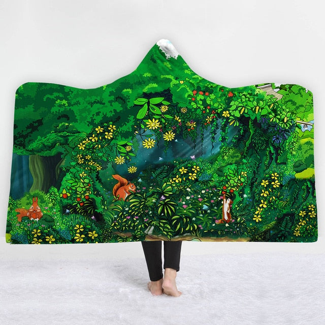3D Animal monster Hooded Blanket - The Hoodie Store