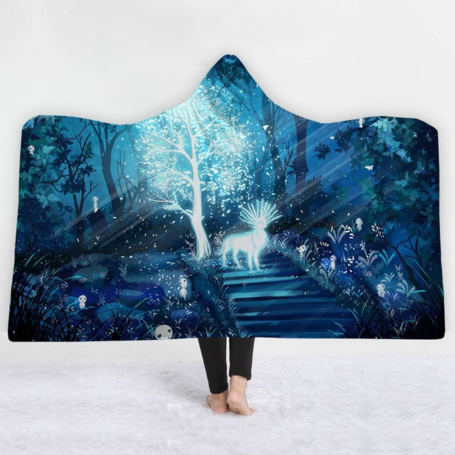 3D Animal monster Hooded Blanket - The Hoodie Store
