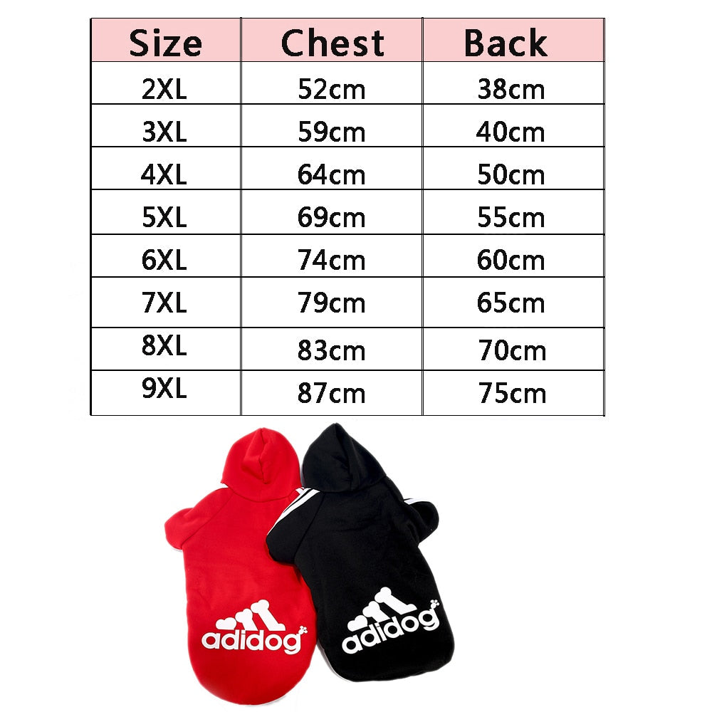 Clothes For Large Dogs Hoodies (Bulldogs) - The Hoodie Store