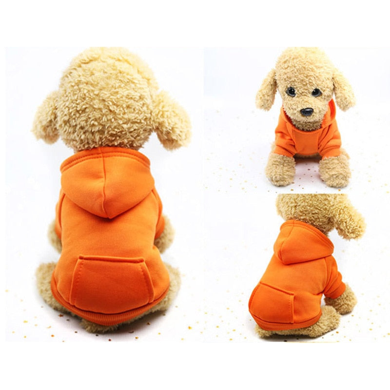 Winter Warm Hoodie Sweater For Dogs 7 Pets - The Hoodie Store