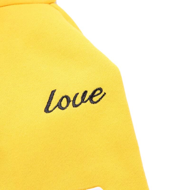 Simple Hoodie With "Love" Print Hoodie For Dogs - The Hoodie Store