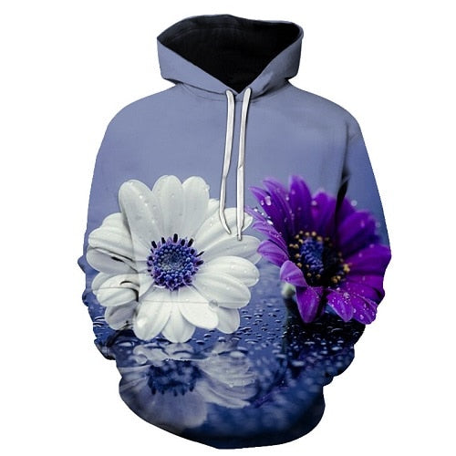 Latest 3D Flower Themed Hoodies - The Hoodie Store