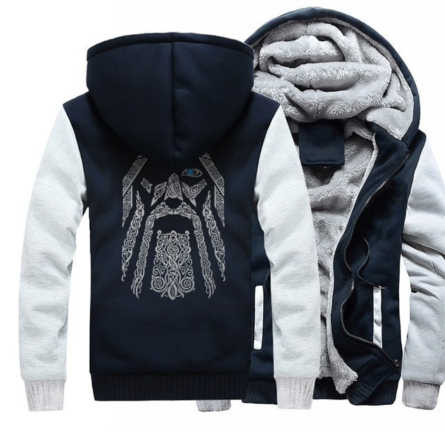 Oden Vikings Printed Hoodie - The Hoodie Store