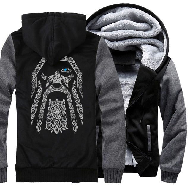 Oden Vikings Printed Hoodie - The Hoodie Store