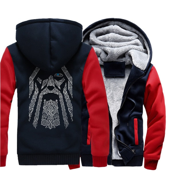 Oden Vikings Printed Hoodie - The Hoodie Store