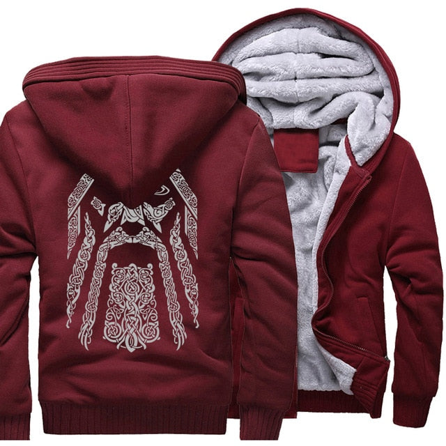 Oden Vikings Printed Hoodie - The Hoodie Store