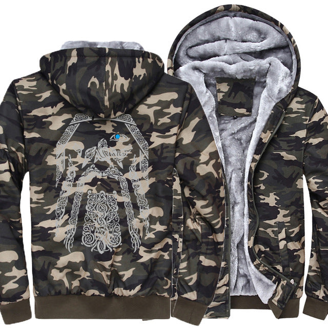Oden Vikings Printed Hoodie - The Hoodie Store