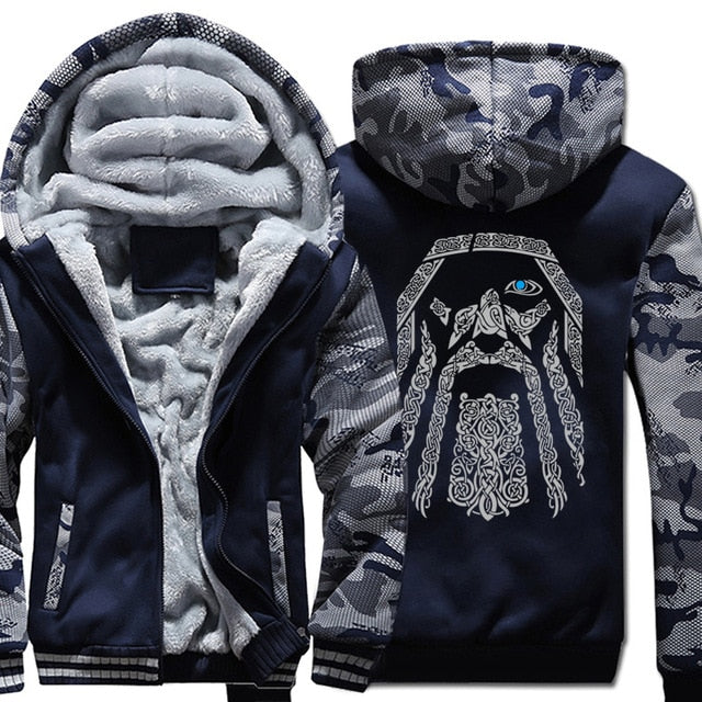 Oden Vikings Printed Hoodie - The Hoodie Store