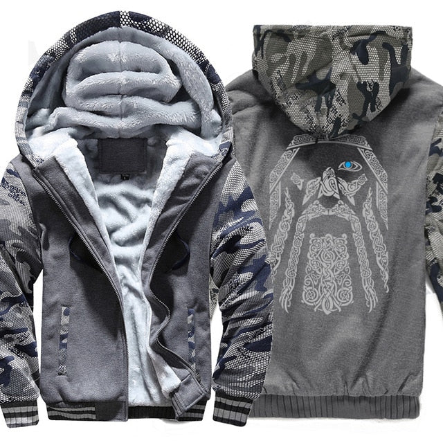 Oden Vikings Printed Hoodie - The Hoodie Store