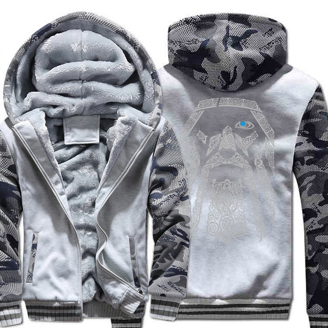 Oden Vikings Printed Hoodie - The Hoodie Store