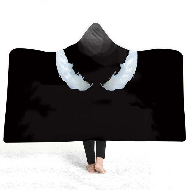 3D ivory Hooded Blanket - The Hoodie Store