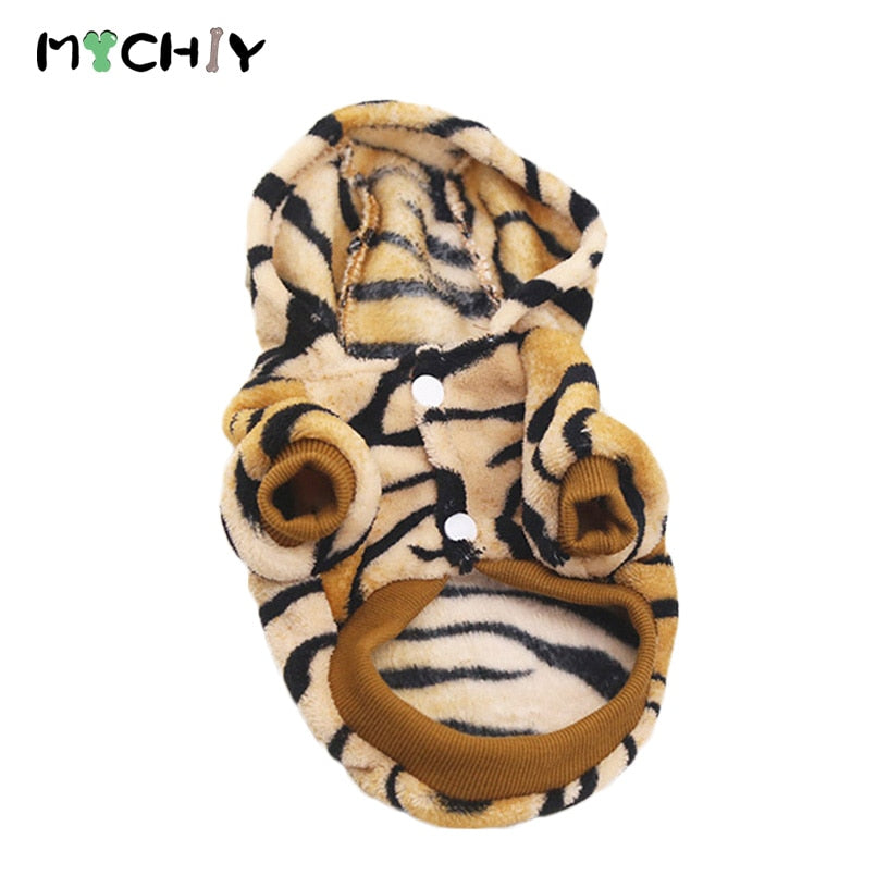 Cute Tiger Costume Hoodie For Dogs - The Hoodie Store