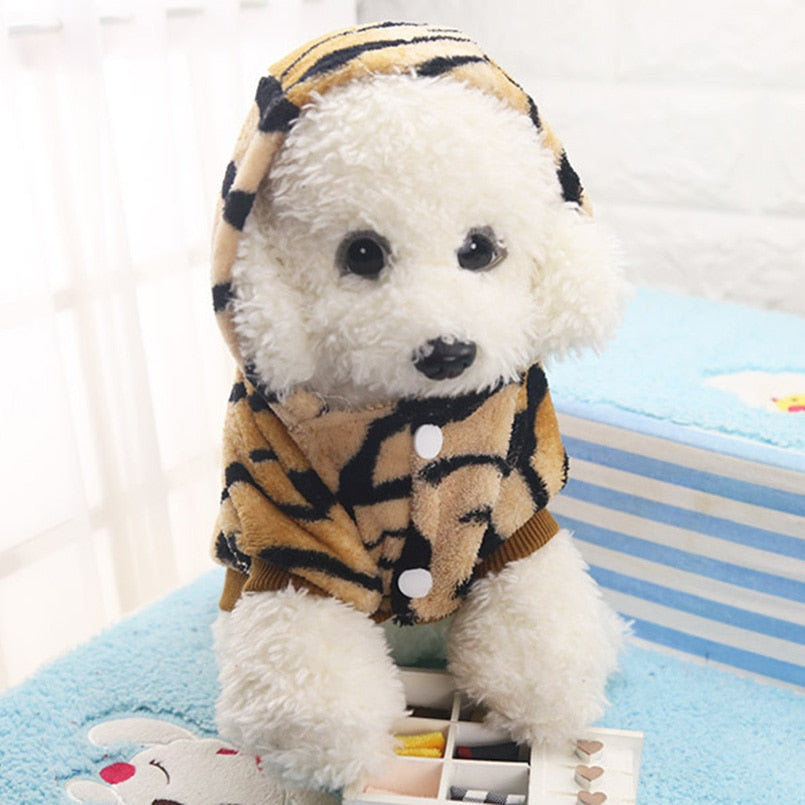 Cute Tiger Costume Hoodie For Dogs - The Hoodie Store