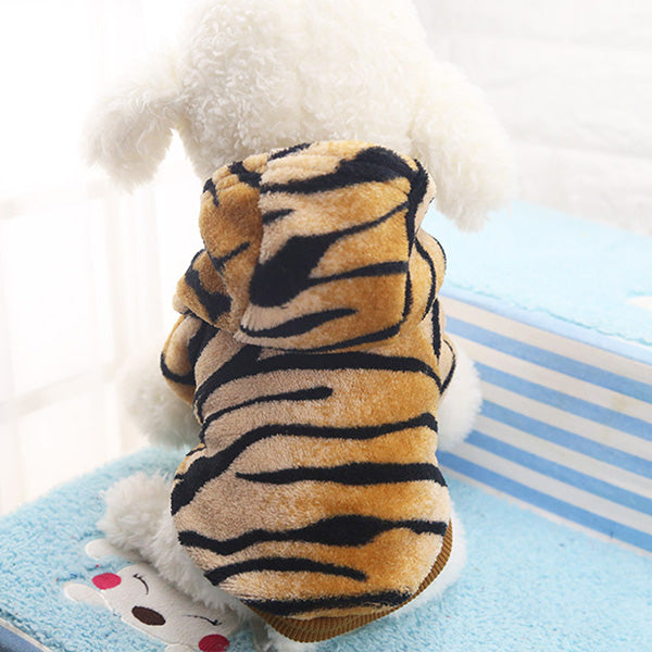 Cute Tiger Costume Hoodie For Dogs - The Hoodie Store