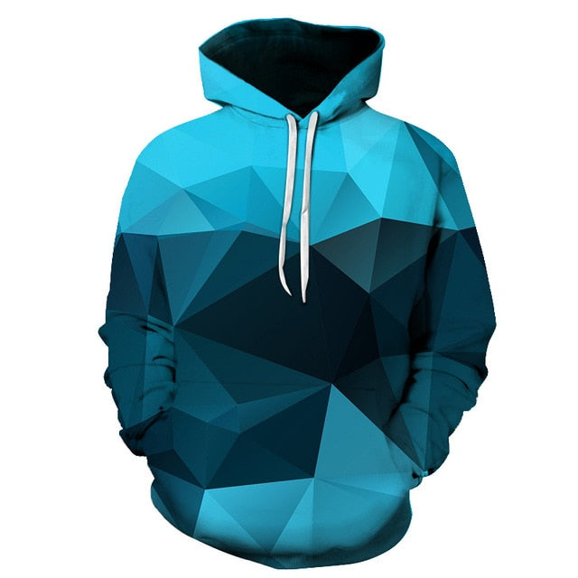 Geometric Hoodies 3D Man Streetwear - The Hoodie Store