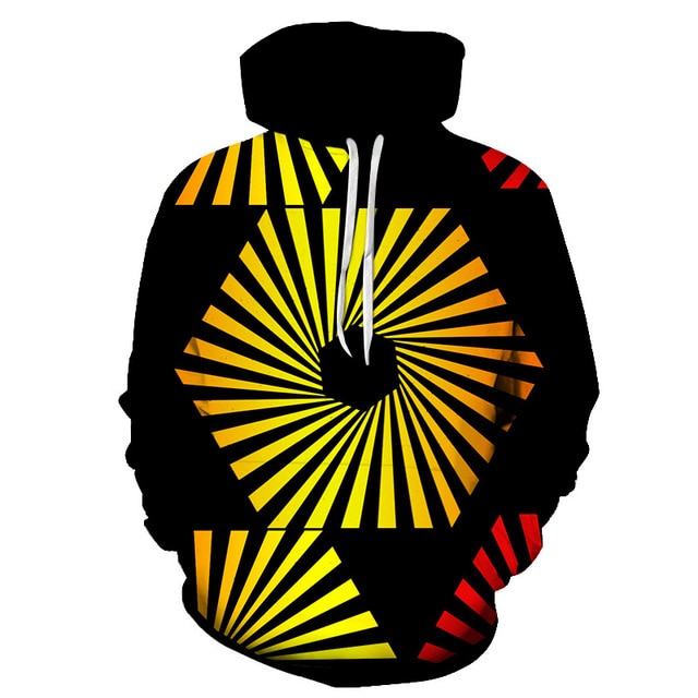 Geometric Hoodies 3D Man Streetwear - The Hoodie Store