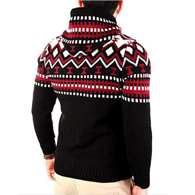 2018 Men's Geometric Slim Fit Hoodie - The Hoodie Store
