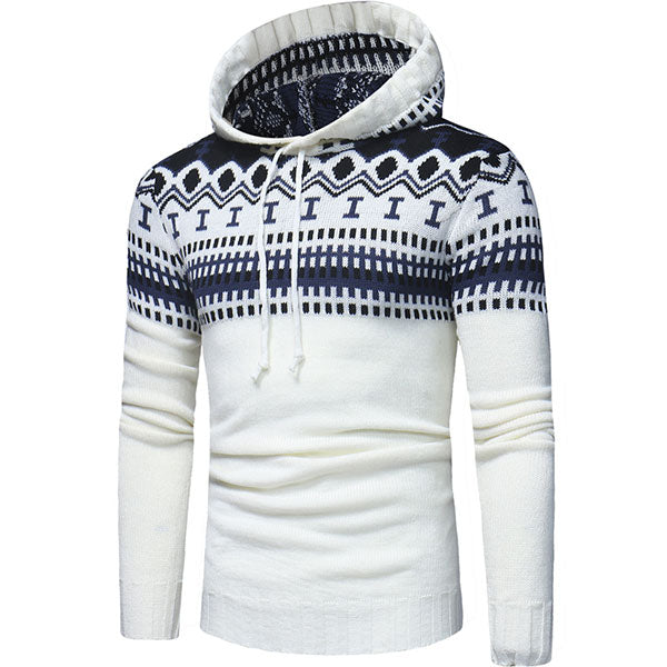 2018 Men's Geometric Slim Fit Hoodie - The Hoodie Store