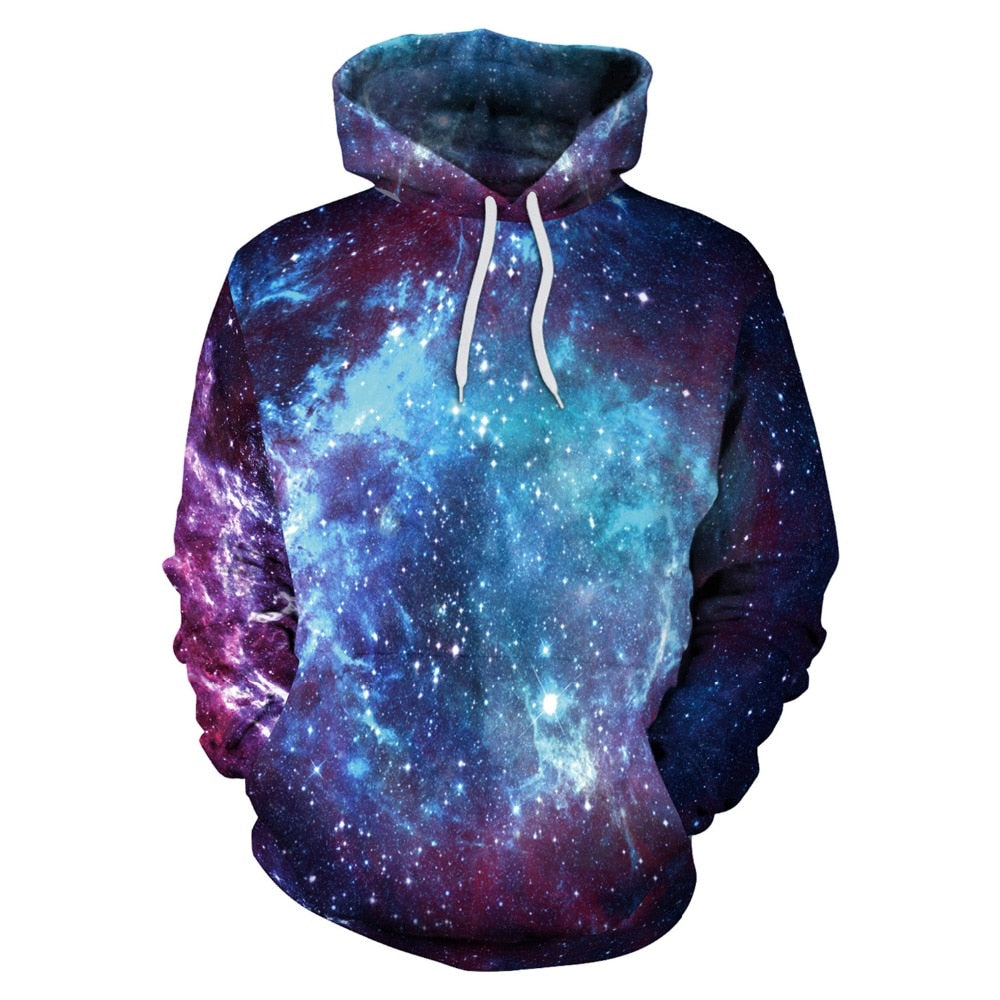Galaxy 3D Print Hoodie For Women - The Hoodie Store