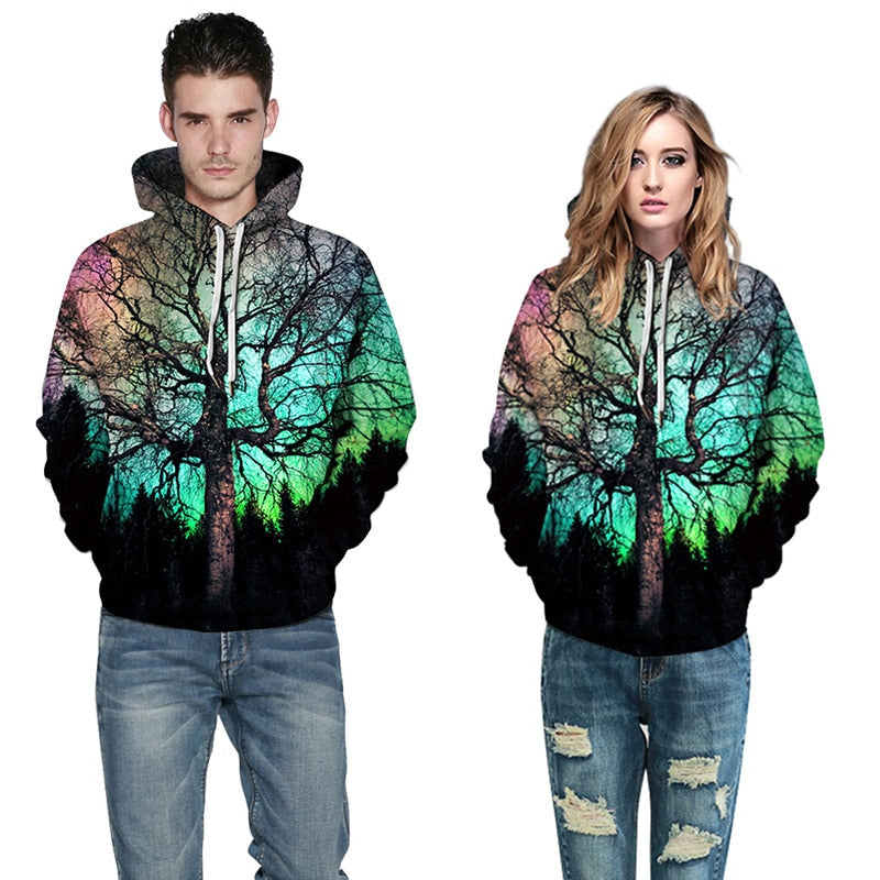 Women's Tree 3d Print Hoodie - The Hoodie Store