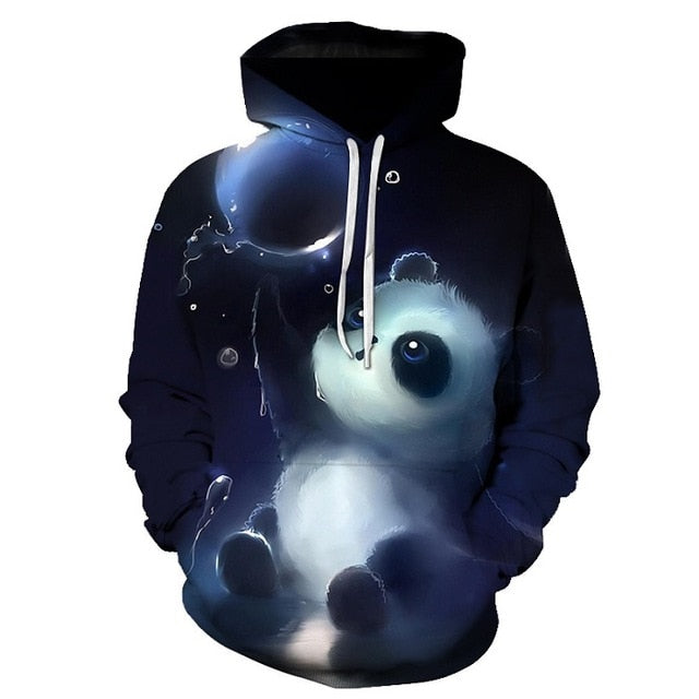 Fashion Cute Panda Printed 3D Hoodies - The Hoodie Store