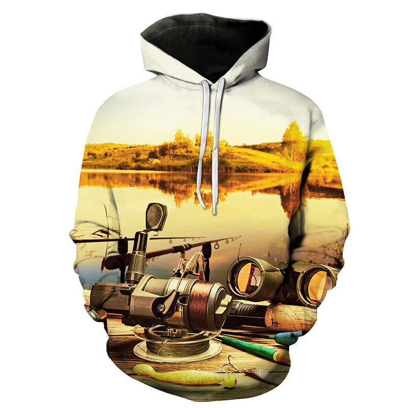 Men/women 3D Hoodies Print Fishing Design - The Hoodie Store