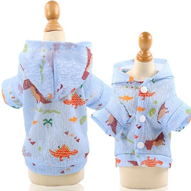 Summer Sun Protection Dog Clothe Hoodies - The Hoodie Store