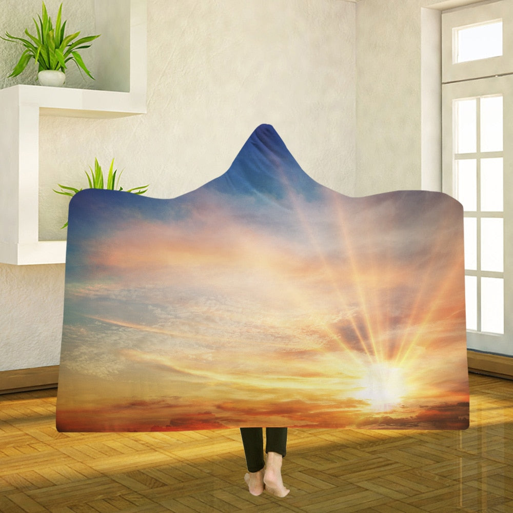 Yoga mat Hooded Blanket - The Hoodie Store