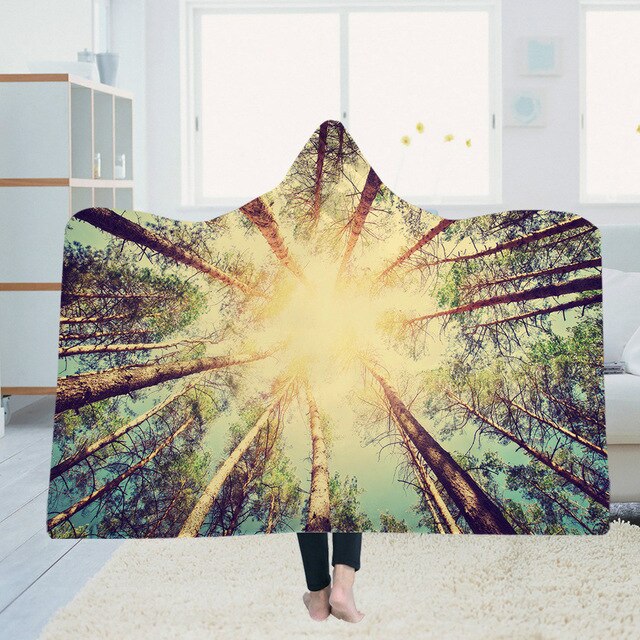Yoga mat Hooded Blanket - The Hoodie Store
