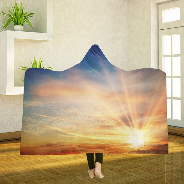 Yoga mat Hooded Blanket - The Hoodie Store