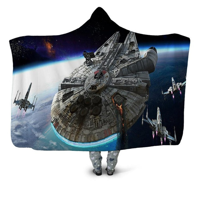 Yellow Skull Hooded Blanket - The Hoodie Store