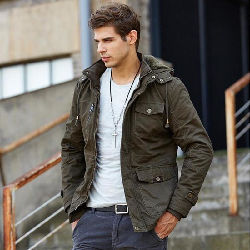 Snow Army Thick Velvet Military Jacket - The Hoodie Store