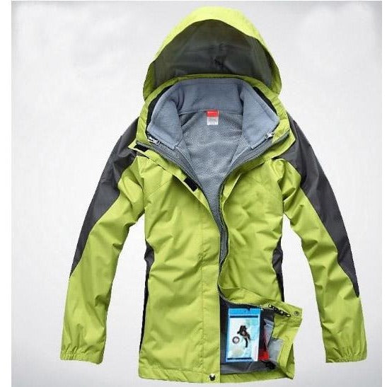 Womens 3 in 1 Waterproof Skiing Trekking Outdoor Jacket - The Hoodie Store