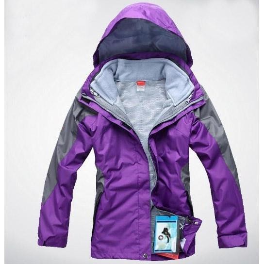 Womens 3 in 1 Waterproof Skiing Trekking Outdoor Jacket - The Hoodie Store