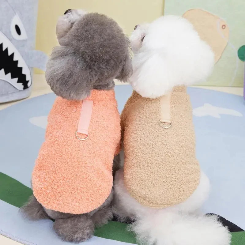 Winter Warm Plush Sweater for Small Dogs