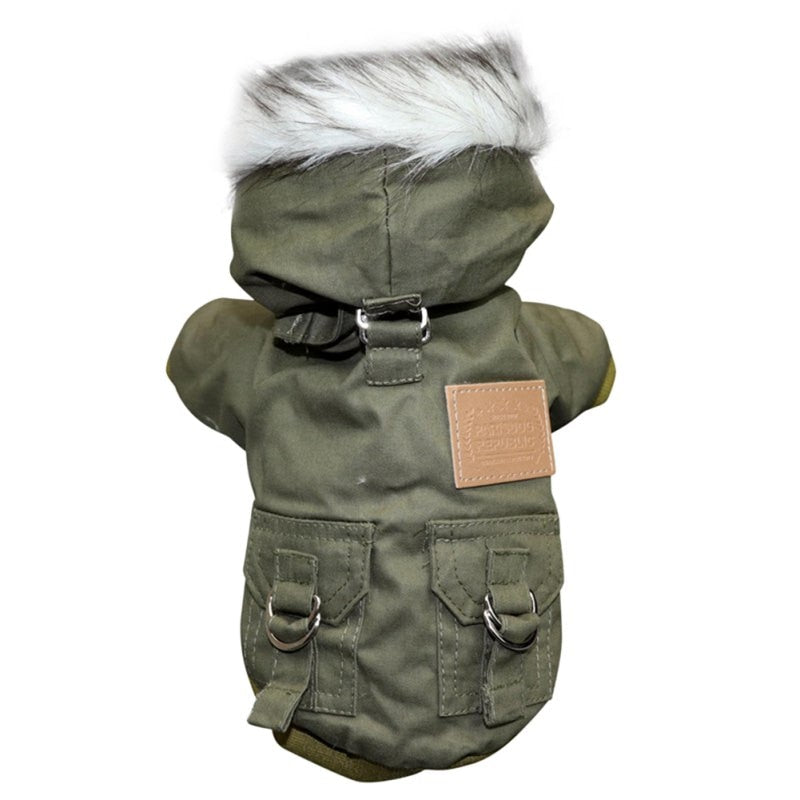 Thick Winter Coat Jacket For Small to Medium Dogs