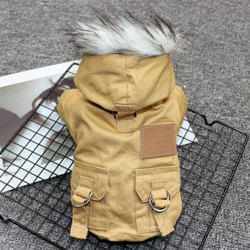 Thick Winter Coat Jacket For Small to Medium Dogs