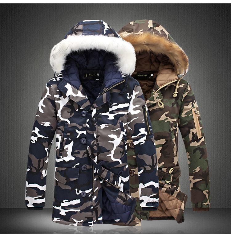 Men's COTTON Camouflage Winter Jacket - The Hoodie Store