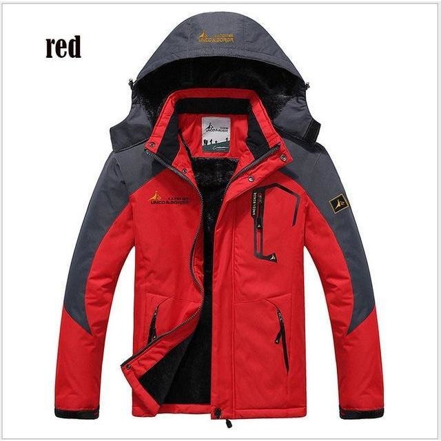 Mens thick jacket outlet with hood