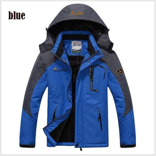 Mens Thick Cotton/Polyester Winter Jacket - The Hoodie Store
