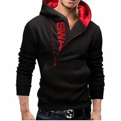 Oblique Style Zipper - The Hoodie Store