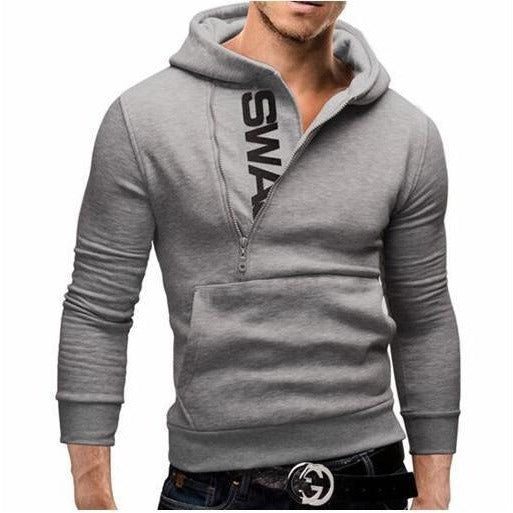 Oblique Style Zipper - The Hoodie Store