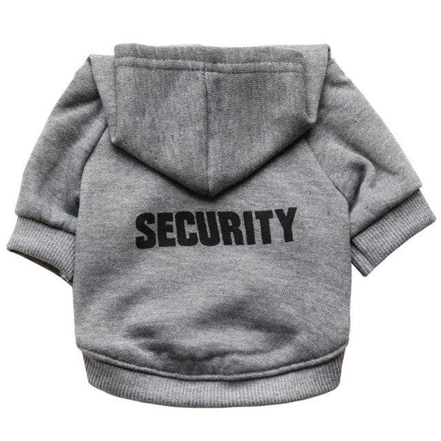 Hooded Security Clothes for Small Dogs