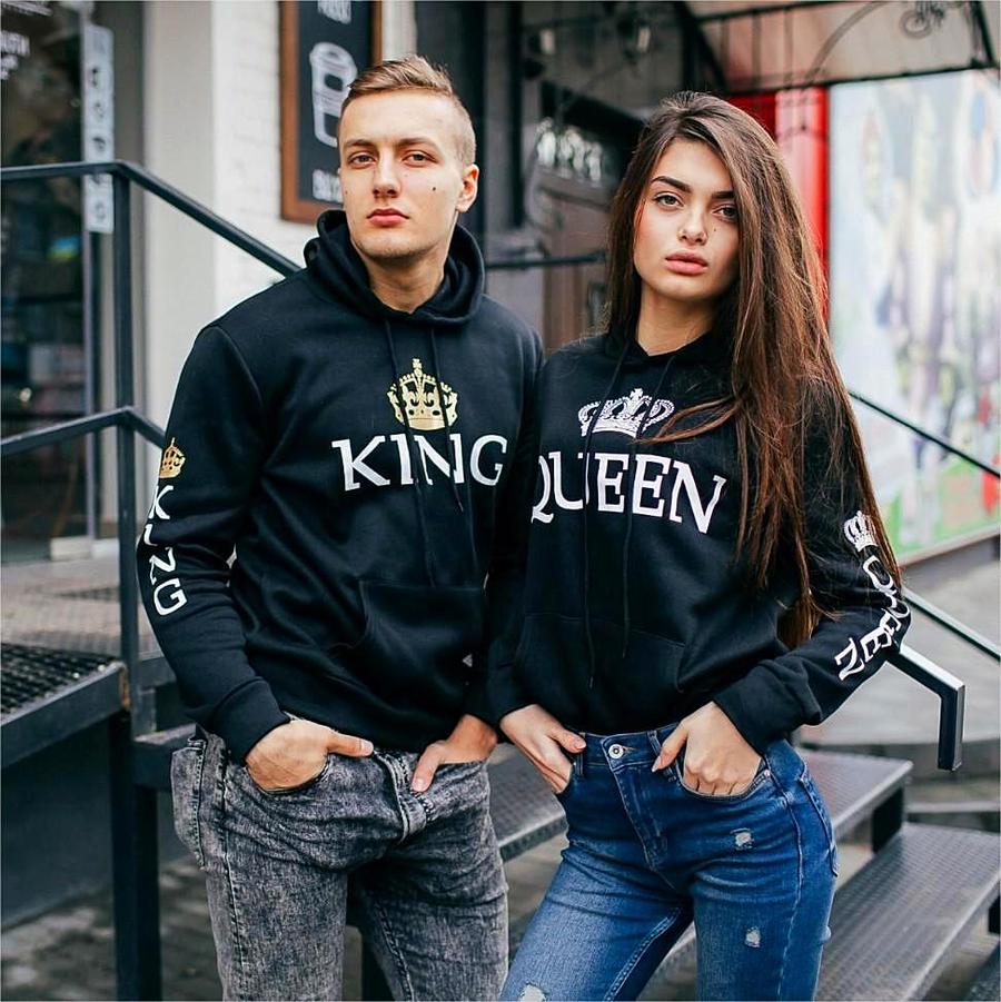 King and Queen Lovers Hoodie